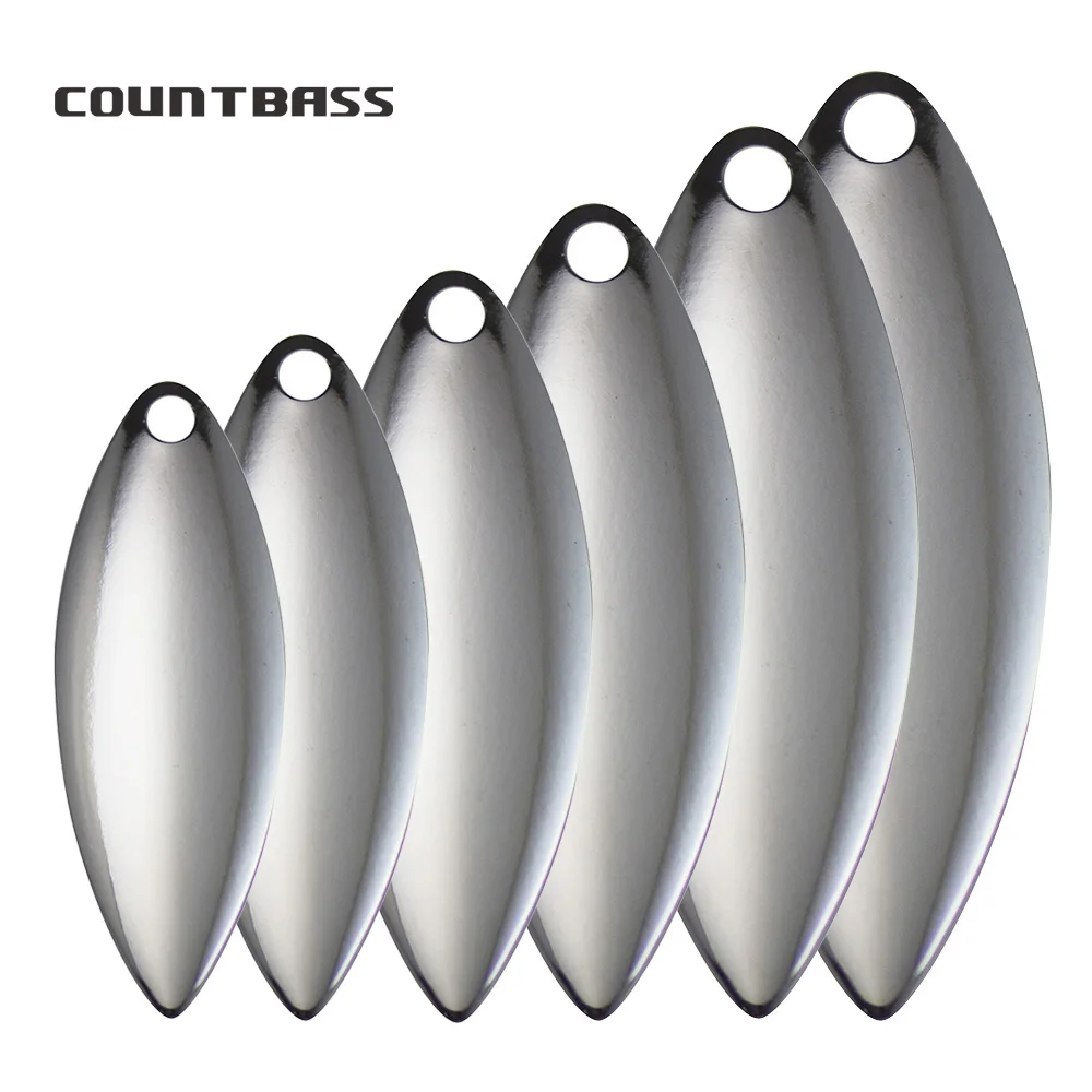 カウントバス 50個入り ニッケル鋼製 ウィロー型スピナーブ - Fishing Lure Spinnerbait のレビューと価格